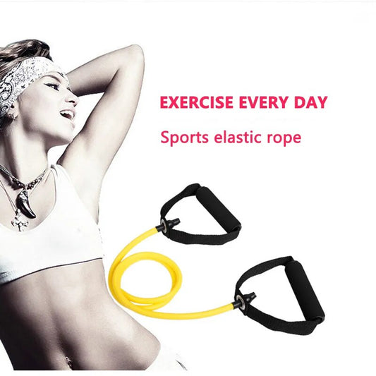 120cm Yoga Pull Rope Elastic Resistance Bands Fitness Crossfit Workout Exercise Tube Practical Training Rubber Tensile Expander - Premium Beauty & Health from AF - Just 11.45 €! Shop now at Leo-Lan